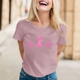 thumbnail image 2 of Breast Cancer Support Pink Breast Cancer Awareness T-Shirt, 2 of 4