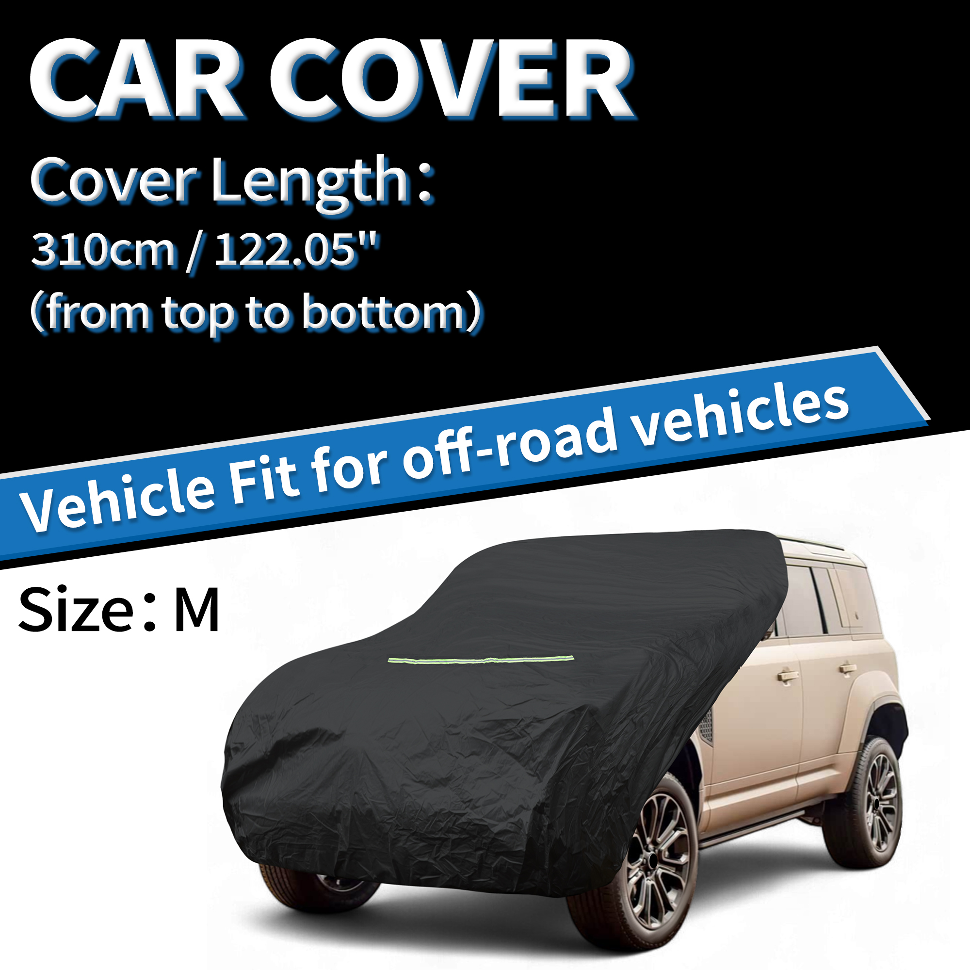 Unique Bargains Car Windshield Cover 310cm/122.05" for off-road Vehicles