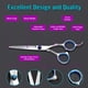 thumbnail image 3 of Tijeras para cortar el cabello, tijeras de peluquería de 6 pulgadas, tijeras profesionales para cortar el cabello de peluquería, 3 of 5
