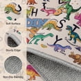 thumbnail image 6 of Janvonne Dinosaur Alphabet Kids Area Rug - Soft ABC Learning Carpet, Non-Slip Washable Play Rug for Nursery Playroom Bedroom,3x4ft, 6 of 8
