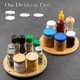 thumbnail image 3 of Double Carousel Cabinet Organizer Spice Rack Removable Spinning Organizer for Spices, 3 of 5