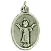 Lot of 5 - Divino Nino / Yo Reinare 1" Medals Silver Oxidized Made in Italy