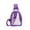 Violet, variant on EHJRE Clear Bag , Pocket Chest Daypack, PVC Crossbody Shoulder Backpack Waist Belt Bag Pink