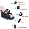 thumbnail image 2 of Cast Shoe Foot Fracture Support Open Toe Plaster Cast Boot Post Op Shoe Toe Valgus Surgical Fixed Gypsum Shoe Walking Boot for Foot Injuries Stable Ankle Joints Postoperative Recovery Pain Relief(L), 2 of 7