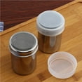 thumbnail image 1 of Powder Shaker Coffee Duster Stainless Steel Powder Chocolate Dredger Stainless Steel Sugar Mesh Shaker Duster Compact Easy to Use Chocolate Dredger Silver, 1 of 8