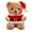 A, variant on Home Accent Plush Christmas Teddy Bear Santa Hat Decorative Companion Gift Festive Home Accent Cuddly Holiday Friend Holiday Friend