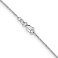 thumbnail image 4 of 14k White Gold 14 Inch .9mm Cable Chain Necklace Pendant Charm, 4 of 9