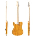 thumbnail image 6 of Right-Handed GTL Electric Guitar with S-S Pickup, Maple Fingerboard, Lightweight Basswood Body, 6 Strings, Yellow, 6 of 7