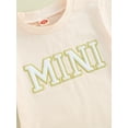 thumbnail image 3 of Mommy and Me Matching Shirts Outfit Cute Letter T-Shirts/Rompers Short Sleeve Tops Mom and Mini Matching Outfits Summer Clothes, 3 of 7