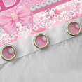 thumbnail image 4 of Manfei Personalized Initial B Black Out Curtains,Dreamy Pprincess Curtains Pack of 2 (42x63 Each),Bow Tie Butterfly Bedroom Curtains,Bling Glitter Room Decor, 4 of 6