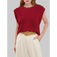 thumbnail image 3 of Camiseta Sin Mangas Informal de Verano para Mujer, Color Rojo Vino, Talla XL, 3 of 5