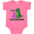 thumbnail image 3 of Inktastic Little Sistersaurus Girls Baby Bodysuit, 3 of 5