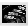thumbnail image 3 of C. Thomas McNemar 32x26 White Modern Wood Framed Wall Art Titled - Typewriter Symbols, 3 of 5