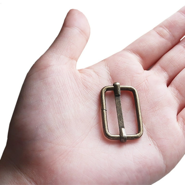【直営・関税送料込】Ease Buckle slide in Eease 100pcs Bronze Metal Triglide Slides for DIY Bag