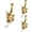 Champagne Bronze, variant on 10 Pack 4-1/2inch Antique Brass Coat Hooks zinc Alloy mudroom Hooks, Strong Load-Bearing for Bedroom Entrance wall, Hanging Clothes Hanger Behind the Door, Bathroom Towel Robe Hooks