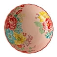 thumbnail image 6 of (2 pack) The Pioneer Woman Fancy Flourish Round Stoneware Pasta Bowl, Pink, 6 of 7