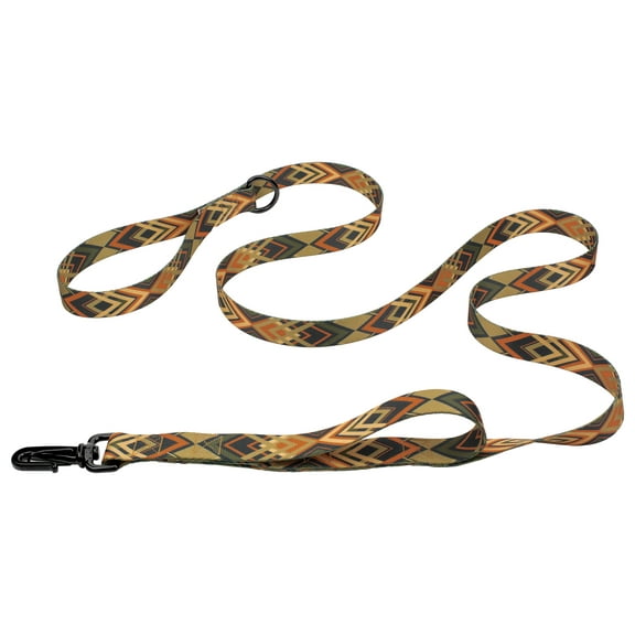 Country Brook Petz® 5/8 inch Deluxe Terracotta Arrows Dog Leash, 6 Foot