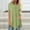 Mint Green, variant on Rezuofi 1 Pcs T-Shirt for Women Casual Short Sleeved Long Tee Over Size Tops Summer Tunic Round Neck Blouse