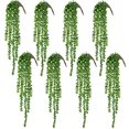 thumbnail image 1 of Plantas vegetales colgantes CEWOR, suculentas artificiales, 8 unidades, 1 of 7