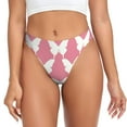 thumbnail image 1 of Fotbe Butterfly 2 Tanga Sin Costuras para Mujer con Estampado – Panties Invisibles, Transpirables y Cómodos para Uso Diario-Medium, 1 of 6