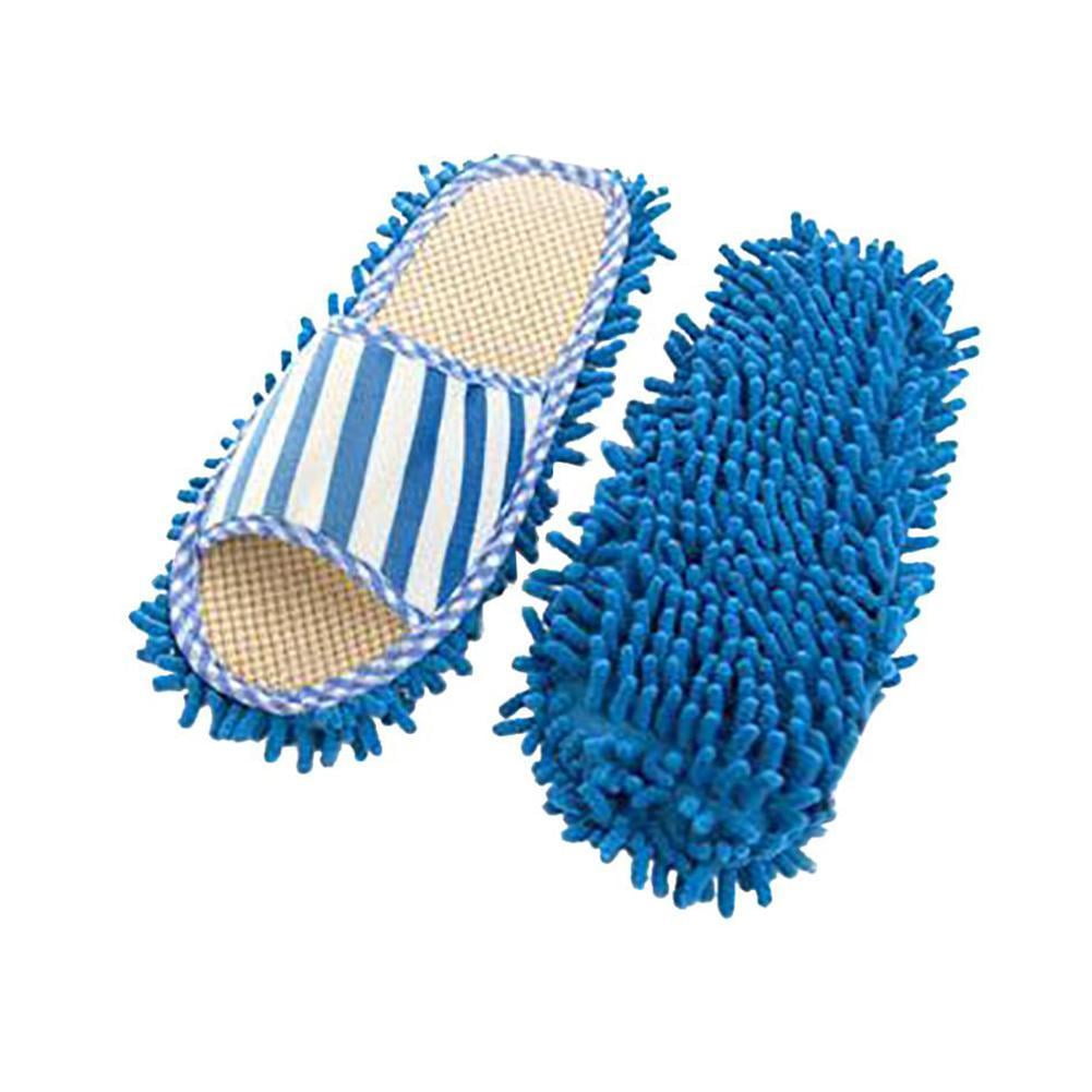 Microfiber Mop Slippers Shoes Washable, Floor Cleaning Mop Men and House Dusting Slippers Floor Dust Dirt Cleaning Slipper Walmart.com