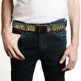 thumbnail image 2 of Adjustable Belt, Clamp Buckle, Cut-to-Fit, Wonder Woman Logo Americana Red White Blue Yellow, 2 of 3