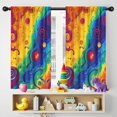 thumbnail image 5 of Blackout Kids Curtains,Colorful Circular Pattern Childrens Insulated Curtains Set Of 2,Bedroom Essentials,Toddler Room Decor 42"x54", 5 of 5