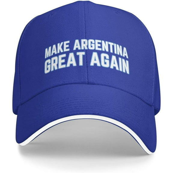 Make Argentina Great Again Hat for Women Men Baseball Caps Funny Trucker Hat Black