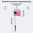 thumbnail image 3 of sdhkgrrt under $5 Solar Ground Lights, Solar Ground Light, LED Flag Stake Light for Garden Yard, Outdoor Decoration, Automatic Lighting, Waterproof, Patriotic Theme, Pathway Marker, 3 of 9