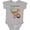 AC-Heather Grey, variant on Best Egg Hunter Ever Easter Dinosaur Boys or Girls Baby Bodysuit