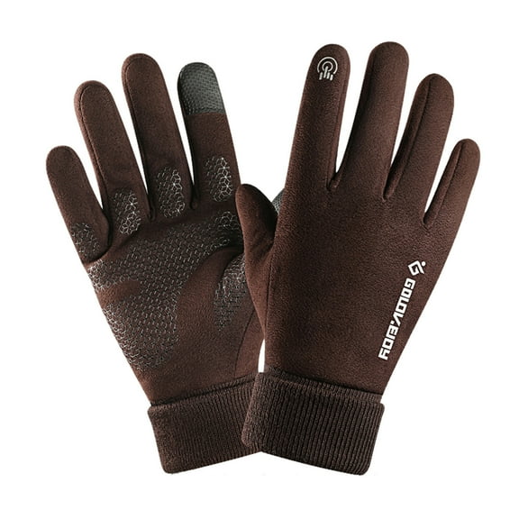 Vikakiooze Winter Gloves Unisex Outdoor Waterproof Windbreak Gloves Winter Screen Plus Gloves