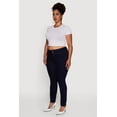 thumbnail image 3 of Womens Plus Size WAX 3 Button High Waist Jeans, 3 of 5