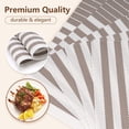 thumbnail image 5 of VCVCOO Placemats Set of 6, Woven Vinyl Table Placemats, Non-Slip Heat Resistant Washable Wipeable Kitchen Dining Place Mats, 12"W x 18"L, 5 of 11