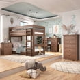 thumbnail image 6 of American Furniture Classics Pine Crafter Twin/Twin Bunk Bed in Mahogany, 6 of 7