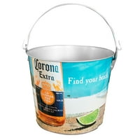 Corona Extra Beach Scene Beer Bucket With Built In Bottle Opener