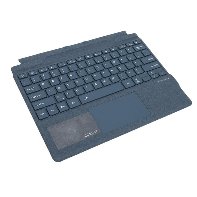 Housse Type Clavier Sans Fil pour Tablettes SUR face Pro 8/ 9/10/11 / X, Clavier Ultra Mince Rétroéclairé 7 Couleurs avec Pavé Tactile, Batterie Rechargeable