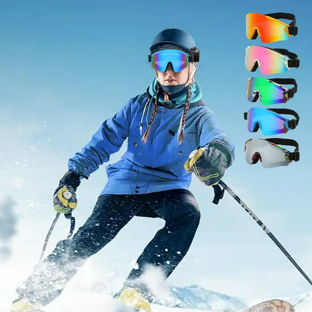 Gafas de Ski a prueba de viento Antisolar UV Adultos Unisex Ski Goggles, Proteccin Solar, Gafas de Ski Invierno, Gafas de Ski para Hombre y Mujer, Tamaño Único, Impermeables, Anti-reflejo,