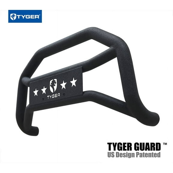 Tyger Auto TG-GD6J60468 Front Bumper Guard Compatible with 2018-2026 Jeep Wrangler JL (Not fit 21-24 V8 Engine); 2020-2026 Jeep Gladiator (Not fit Mojave) | Textured Black | Light Mount | Bull Bar