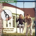 thumbnail image 4 of Juego de Cadenas para Columpio Gelury 2 Piezas de 150 cm con 4 Mosquetones y Capacidad de 300 kg, 4 of 7