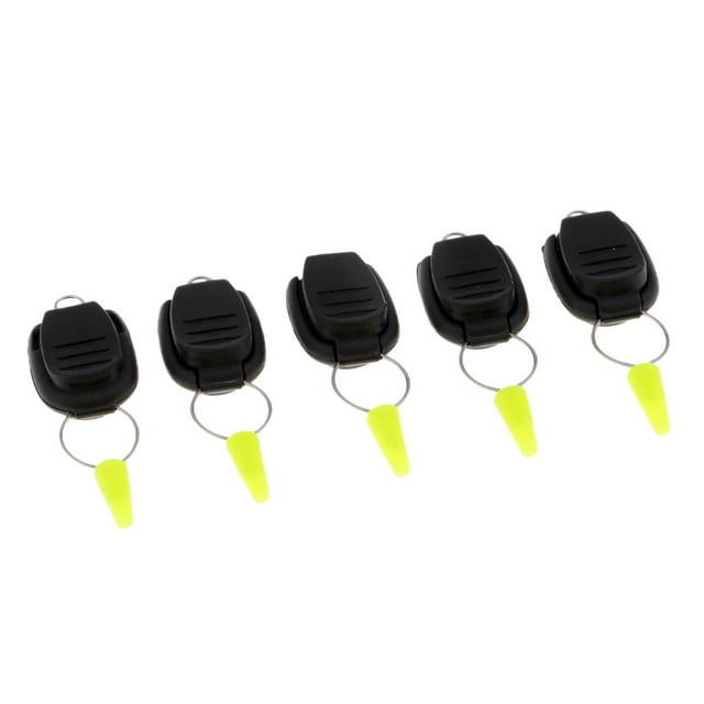 Paquete de 5 Piezas Baoblaze Carrete de Línea Tapón Baitcasting 1.65x0.59 Negro