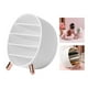 thumbnail image 3 of Organizador de maquillaje de 5 compartimentos con cajón para brochas y paletas. blanco, 3 of 9