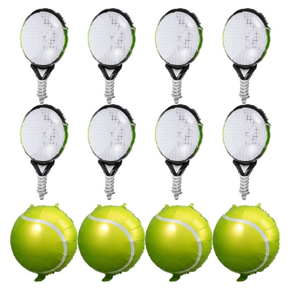 OUNONA 12 Pcs Balloon Stick Tennis Balloon Baby 63.00X36.00X0.01CM