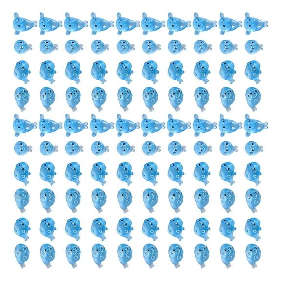 Night Glowing Seal Miniature Figurines 100 Piece Set Resins Art Crafts Marine Ornaments For Desktop Garden Decors