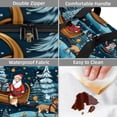 thumbnail image 4 of Christmas Double Layered Insulated Lunch Bag with Two Compartments, Large Capacity, Refrigeration Capability - 7.1x11.4x16.1 inches - Hand Carry Meal Bag, 4 of 6