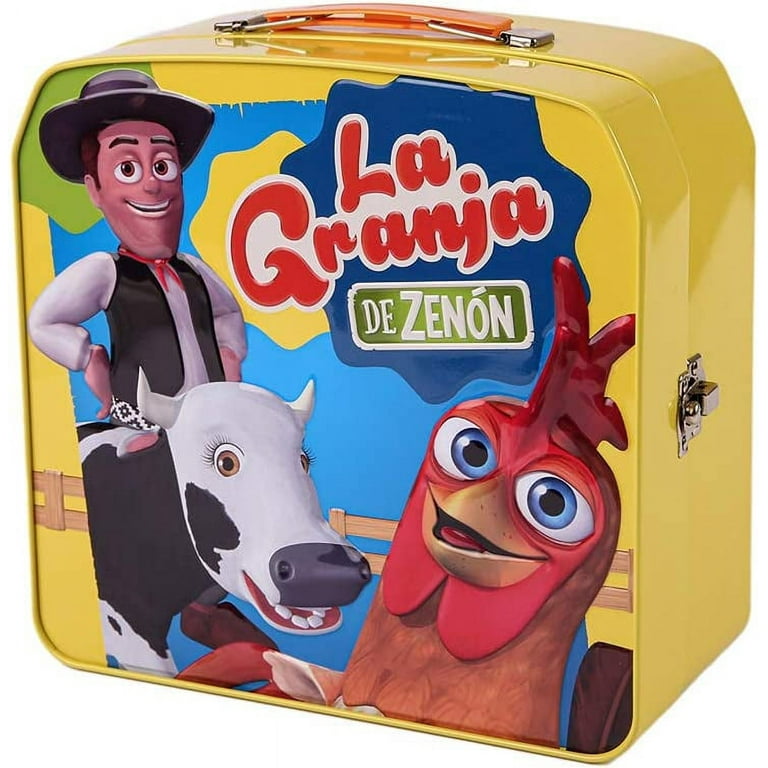 La Granja De Zenon Adventure Action Figures Set in Tin Box, 20