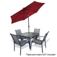 thumbnail image 4 of Arctic Sky - Patio Umbrella 9' with Tilt - Dark Red, 4 of 4