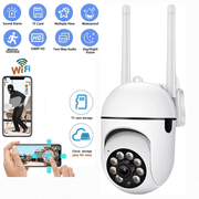 Wireless WiFi Security Camera System Outdoor Vision 1080P HD Surveillance Camera Home Alarms ，Not included SD card