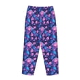 thumbnail image 5 of Daiia Blue Skull Rose Women's Sleep Pant with Pockets and Drawstring,Pajama Pants-Large, 5 of 9