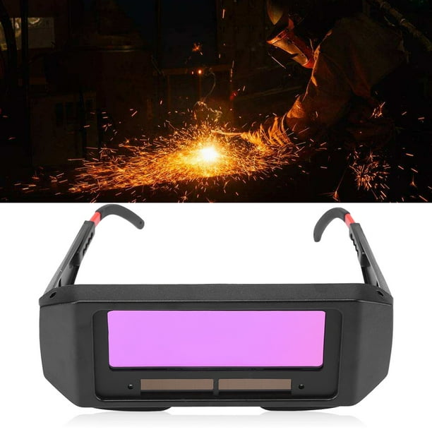 Gafas de Soldadura, Gafas Solares Industriales de Oscurecimiento Automático de Seguridad Gafas Tig Mig Gafas de Soldador con Correa Negra para Soldadura y Corte de Acero Ecomeon no