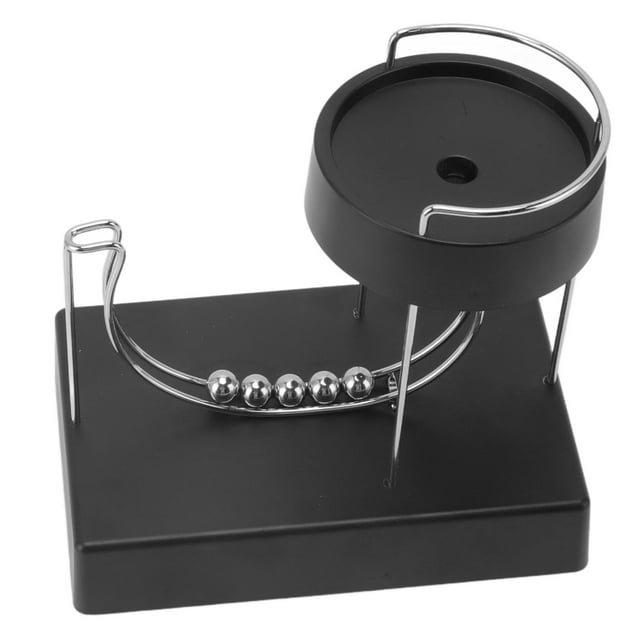 Perpetual Motion Machine, Continuous Use 1800mah Battery Durable Simple Shape Decorative Perpetual Motion Simulator Stainless Steel Wire for Home